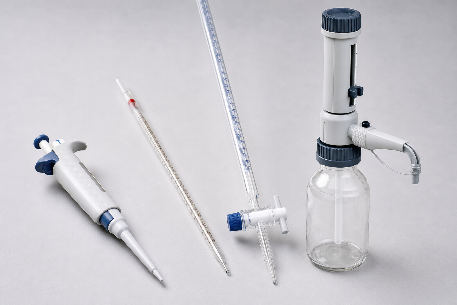 Pipetas micropipetas buretas y dispensadores calibrados en Santiago Chile
